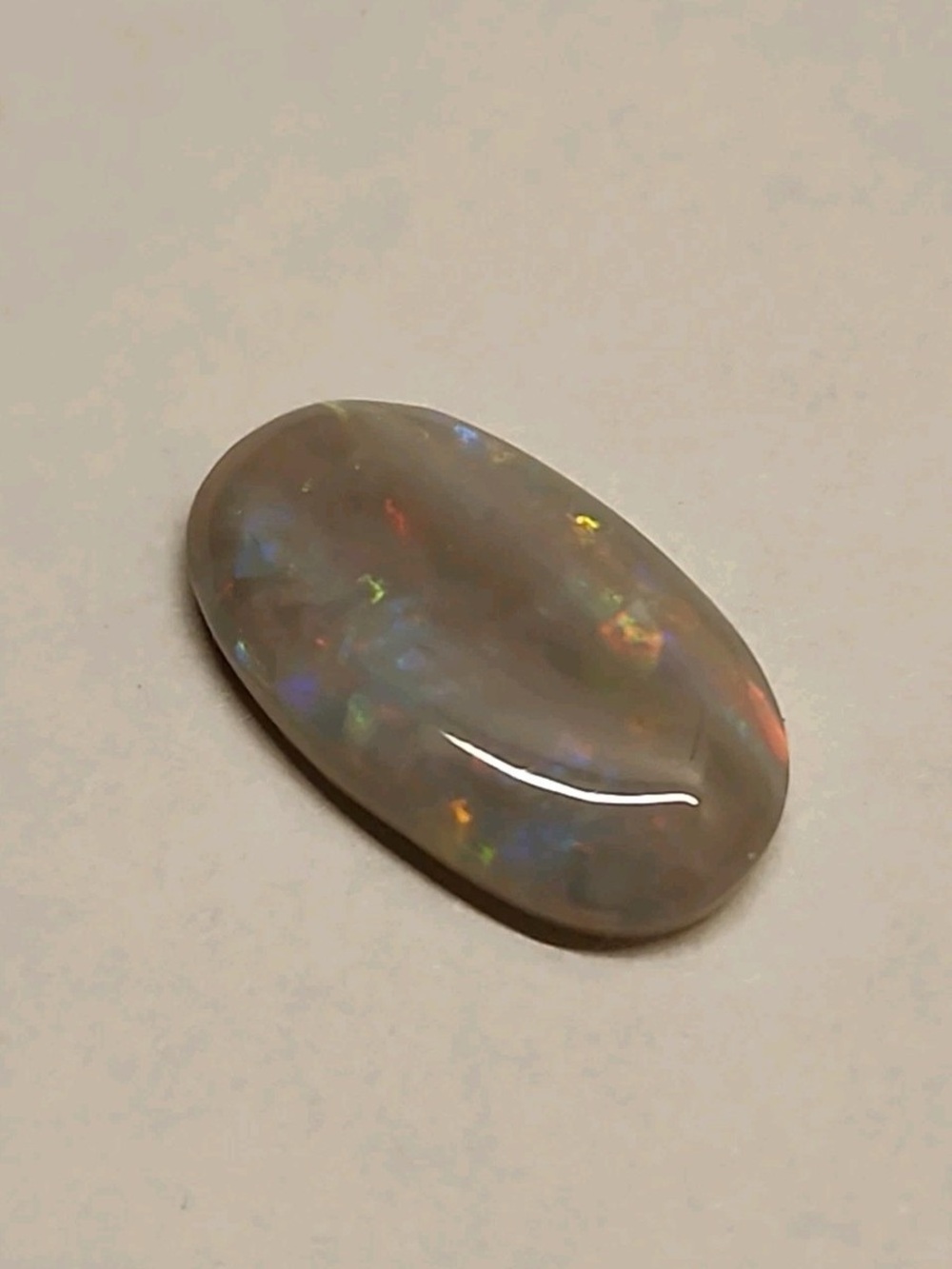 3.8 Carat Australian Opal Cabochon Loose Gem 16x9x3mm